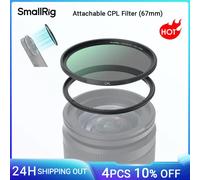 SmallRig filtro CPL acoplable, Polarizador Circular magnético de 67mm + anillo de filtro roscado de 67mm para iPhone 15 Pro -4582 CPL Filter 4582