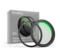 SMALLRIG Filtro ND Variable Magnético 67mm ND2-ND32-4581 | 1-5 Paradas, Anillo Filtro Roscado 67mm, Vidrio Optico No X Cross HD, Agua