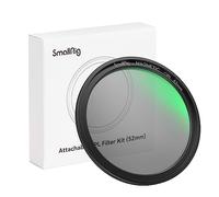 SMALLRIG Filtro Polarizador Circular Magnético de 52mm, Vidrio óptico HD de 28 Capas, Filtro Polarizador Circular Multinano Revestido, Marco Magnético CPL Ultradelgado - 4216
