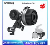 SmallRig Follow Focus F50 con paradas A/B para cámara de cine, cámara DSLR/sin espejo con anillo de engranaje a presión de varilla de 15 mm -4745 4745