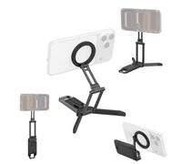 SMALLRIG FS-A1 3-in-1 Mini magnético Plegable Phone Holder, con Hidden Hook | Plegable Selfie Stick Phone Holder Tripod para iPhone 17/16/15/14/13/12, rotación de 360°, carga máxima de 2,5 kg - 6515