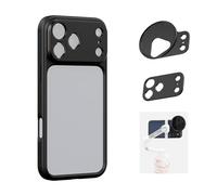 SMALLRIG Funda Bumper para iPhone 17 Pro MAX, Diseño Trasero Hueco con Placa de Lentes, Adaptador 67mm, Compatible con Gimbal, para dji, para Insta360, Negro - 5793