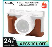 SmallRig - Funda Protectora de Cuero Genuino para Cámara Panasonic LUMIX L10 Retro, con Agarre Frontal, Compatible con la Mayoría de los Trípodes Brown Color