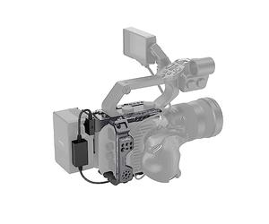 SMALLRIG FX6 Camera Cage Kit para Sony FX6, Compact FX6 Cage con Placa de Batería V-Mount para Trípodes/Disparos de Mano/Hombro - 4124