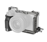 SMALLRIG HawkLock 5198 - Jaula de cámara de liberación rápida para Sony A7C II/A7CR con mango de silicona, jaula de acceso completo para Sony Alpha 7C II/Alpha 7CR