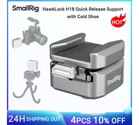 SmallRig HawkLock H18 Soporte de liberación rápida con zapata fría para luz LED Wideo, accesorios para cámara con micrófono -4500 4500
