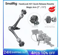 SMALLRIG 11" Roseta Brazo Mágico, Estructura de Liberación Rápida HawkLock H21, con Tornillos de 1/4"-20 y Pasadores Antigiro, para Monitores, Luces, Capacidad de Carga Máxima 3kg - 4489
