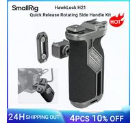 SmallRig HawkLock H21 Kit de manija lateral giratoria de liberación rápida con deslizador universal para placas de jaula, 360 ° Rotación de doble dirección 4485