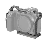 SMALLRIG HawkLock Jaula de Liberación Rápidapara para Canon para EOS R5 Mark II con Protector de Pantalla Templado, con Orificios Roscados de 1/4"-20/3/8"-16, Cold Shoe, NATO, Gris Titanio - 4977