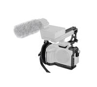 SMALLRIG HawkLock - Kit de Jaula para Sony FX5 y XLR, con Correa de muñeca | Diseño modular con placa superior extraíble, extensión de mango XLR de anillo cerrado, con agujeros roscados de 1/4 a 20 y 3