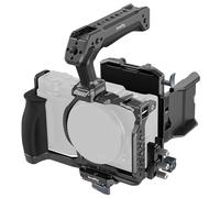 SMALLRIG HawkLock Power Cage Kit para Nikon ZR con placa de montaje en V | Con placa de batería de montaje en V, mango ergonómico, abrazadera de cable para HDMI y incorporado para conexión rápida Arca