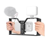 SMALLRIG IG-01 IntegraGrip Jaula Universal Teléfonos - 5355 | Empuñadura Dual Ultra-Ancha, Diseño V-Mount, Zapata Fría