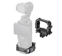 SMALLRIG Jaula de expansión para DJI Osmo Pocket 3/4/4P, adaptador de montaje reversible con casquillo de 1/4"-20, enganche de trineo de 2 polos, compatible con la funda original - 5607