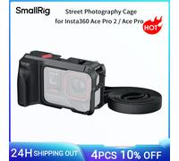 SmallRig Jaula de Fotografía Urbana para Insta360 Ace Pro 2 / Ace Pro con Empuñadura Ergonómica, Correa de Hombro Ajustable y Soporte para Accesorios - 6139
