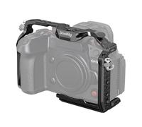 SMALLRIG Jaula de Liberación Rápida para Panasonic LUMIX GH7/GH6, Jaula para Cámara con Zapata Fría Estilo HawkLock Patentada/Riel NATO/Placa de Liberación Rápida para Arca - 4824