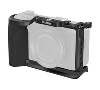 SMALLRIG Jaula para Canon PowerShot V1 con Empuñadura - 5807 | Placa QR para Arca, Roscas 1/4"-20 y Zapata Fría, Negro
