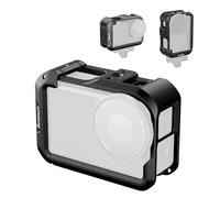 SMALLRIG Jaula para dji Osmo Action 6, con Interfases de Expansión, Zapata Fría, Roscas 1/4"-20, Liberación Rápida, Marco Protector de Aluminio - 5888