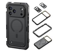 SMALLRIG Jaula para Video para iPhone 17 Pro MAX, con Funda TPU y Placas Traseras T-mount/17mm, Rig para Grabación y Vlog, Edición Flagship - 5543