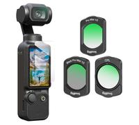 SMALLRIG Juego de Filtros Magnéticos para dji Osmo Pocket 4/3, Filtro de Difusión Negro, Filtro de Difusión Blanco, Filtro Multicapa CPL y Protector de Pantalla 4775