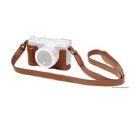 SmallRig Juego de media carcasa de cuero para Panasonic LUMIX L10 marrón