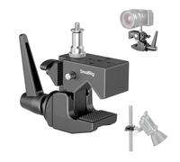 SMALLRIG Kit Abrazadera Super Clamp, Carga MAX 33 lb/15 kg, 1/4"-20 y 3/8" - 4861