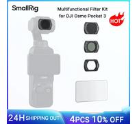 SmallRig Kit de filtro magnético multifuncional 1/4 de difusión negra, ND16 y CPL para DJI Osmo Pocket 3 w filtro de estrella de 6 puntos -5122 5122