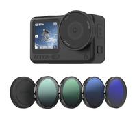 SMALLRIG Kit de Filtros ND para dji Osmo Action 6, CPL ND8 ND16 ND32, Filtros de Densidad Neutra Polarizados con Cubierta de Silicona, Vidrio Óptico HD - 5895