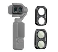 SMALLRIG Kit de filtros para dji Osmo Pocket 4P, Filtro Variable ND2-32 y Filtro polarizador Circular (CPL), Cristal óptico HD Multicapa, para Vlogs de Viajes, Paquete de 2 Unidades - 6648