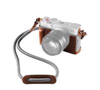 SMALLRIG Kit de Funda de Cuero Genuino para FUJIFILM X-E5, Carcasa Vintage de Medio Cuerpo para FUJIFILM X-E5, con Correa de Hombro (Marrón) - 5449