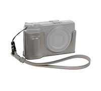 SMALLRIG Kit de Funda de Cuero para RICOH GR IV/GR III/GR IIIx/HDF, Estilo Vintage de Media Cuerpo, con Correa de Hombro, Gris - 5677