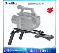 SMALLRIG Kit universal de soporte de hombro, soporte de hombro para cámara, 40 cm, sistema de soporte de varilla extendida de 15 mm, estabilizador de cámara para videocámara DSLR, para hacer películas