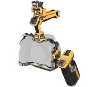 SmallRig Kit de jaula de liberación rápida HawkLock para Sony A7R V / A7 IV / A7S III (Avanzado) (Edición BumbleBee)