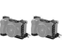 SMALLRIG Kit de Jaula para Sony A6700 con Cable Clamp para HDMI, Placa de Liberación Rápida Incorporada para Tipo Arca, Jaula de Video para Cámara de Cine con Montura de Zapata - 4336 (Paquete de 2)