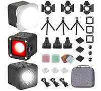 SMALLRIG Kit de Luz de Video LED 5600K CRI95, Paquete de 3 - 3469 | Luces de Cámara Portátil a Prueba de Agua, 8 Filtros de Color, Luz de Fotografía de Relleno