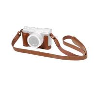 SMALLRIG Kit de Media Funda de Cuero para Panasonic LUMIX L10, Incluye Funda Protectora de Estilo Retro y Correa para el Hombro, Orificio roscado de 1/4"-20, Compatible con trípodes (marrón) - 6275