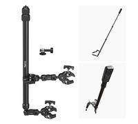SMALLRIG Kit de montaje para moto Insta360 X5/X4/X3 cámara 360° DJI Osmo 360/Action 6/5 Pro GoPro, palo selfie invisible para manillar de bicicleta con dos cabezas de bola, superpinzas/adaptadores