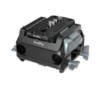 SMALLRIG Kit de placa de montaje para tipo Manfrotto con abrazadera de doble varilla de 15 mm 5366