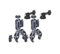 SMALLRIG Kit de súper abrazadera en forma de cangrejo con brazo mágico de cabeza esférica, capacidad de carga de 8 libras, rango de abrazadera de 0.5 a 2.5 pulgadas, paquete de 2