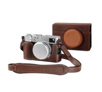 SMALLRIG Kit Funda Cuero para FUJIFILM X100VI - 4558 | Incluye Media Funda, Abatible y Correa, Cuero Auténtico