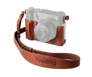 SMALLRIG Kit Funda Piel para GFX100RF, Marrón - 5268 | Incluye Funda, Almohadilla Pulgar, Correa Hombro, Tapa Botón