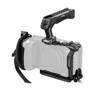 SMALLRIG Kit Jaula para Canon C50 con Asa Superior - 5809 | Correa de Mano, Clip para HDMI, Placa QR para Arca, para DJI RS y Trípodes