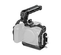 SMALLRIG Kit Jaula para Canon R6 III/II con Asa Superior - 5955 | Clip para Cables, Rieles NATO HawkLock, Placa QR para Arca
