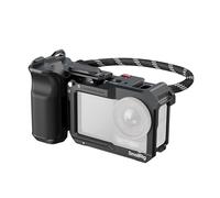 SMALLRIG Kit Jaula para dji Action 5/4/3 con Jaula, Empuñadura de Liberación Rápida con Botón de Disparo, Zapata Fría y Roscas 1/4" para Trípodes - 5602