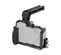 SMALLRIG Kit Jaula para Nikon ZR con Empuñadura Silicona - 5647 | Asa Superior para ARRI, Clip HDMI, Zapata Fría y Placa QR para Arca