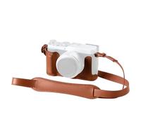SMALLRIG Kit Media Funda Cuero para Panasonic LUMIX L10-6275 | Estilo Retro y Correa para Hombro, Orificio 1/4"-20, Marrón
