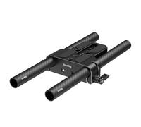 SMALLRIG Kit Placa Base con Abrazadera para Rieles 15mm LWS - 5609 | Kit de placa base con abrazadera para rieles 15mm LWS, varillas de fibra de carbono 20cm, para camaras.