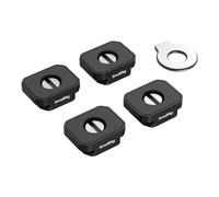 SMALLRIG Kit Placas Montaje Magnético con Zapatas Frías - 5472 | 4 piezas, Tornillos 1/4"-20, Magnets N52 para Jaulas, Flash, para DJI Mic 2