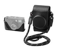 SMALLRIG Kit Retro para FUJIFILM X Half - Funda de Cuero Completa con Estuche Semi-Cuero, Bolsillo y Correa Tejida (Negro) - 5219