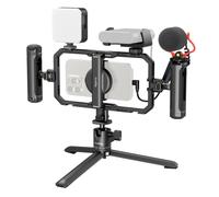 SmallRig Kit video all-in-one per creatori di smartphone con sistema audio e luci Edizione completa Quick Pro 4704