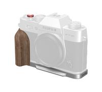 SmallRig L-Shaped Mount Plate with Wooden Handle for FUJIFILM X-T30 / X-T30 II / X-T30 III (Silver)